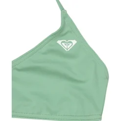Roxy Bademode-- Girl's Solid Active Triangle Bra Set - Bikini Basil