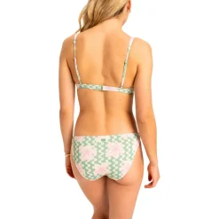 Roxy Bademode-- Women's Hibiscus Daze Hipster - Bikini-Bottom Basil Party Waves Yw