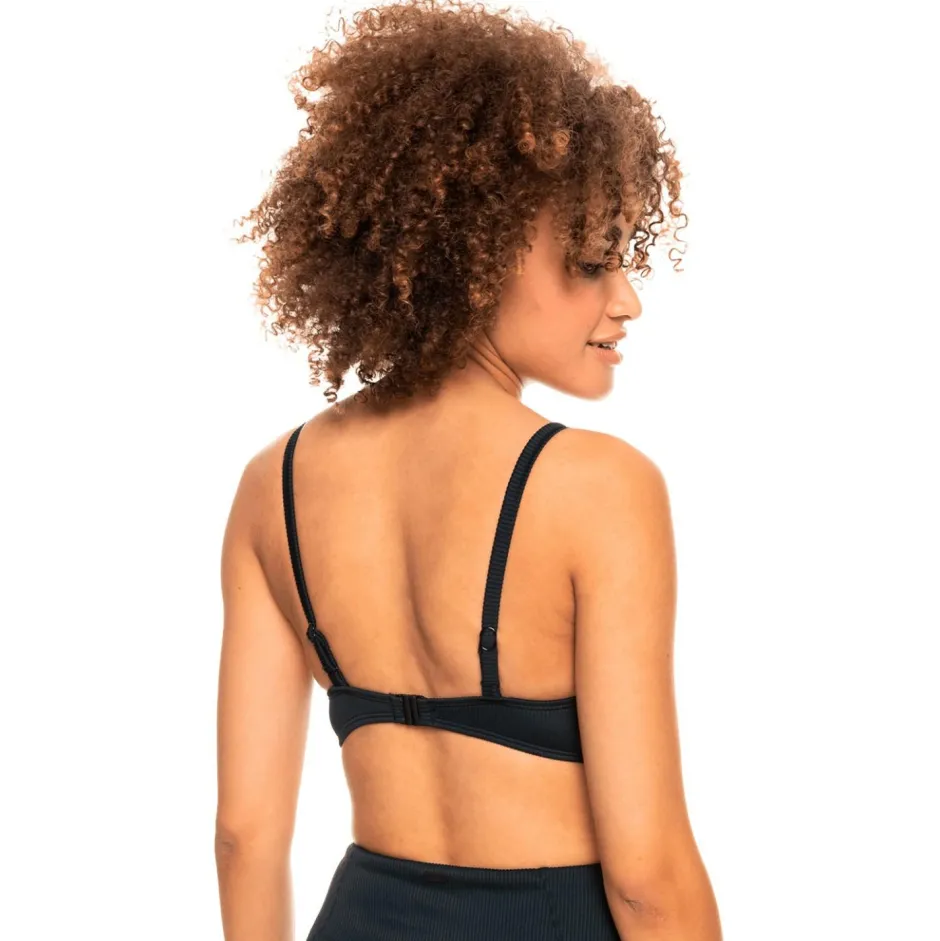 Roxy Bademode-- Women's Rib Love The Sun Ray - Bikini-Top Anthracite
