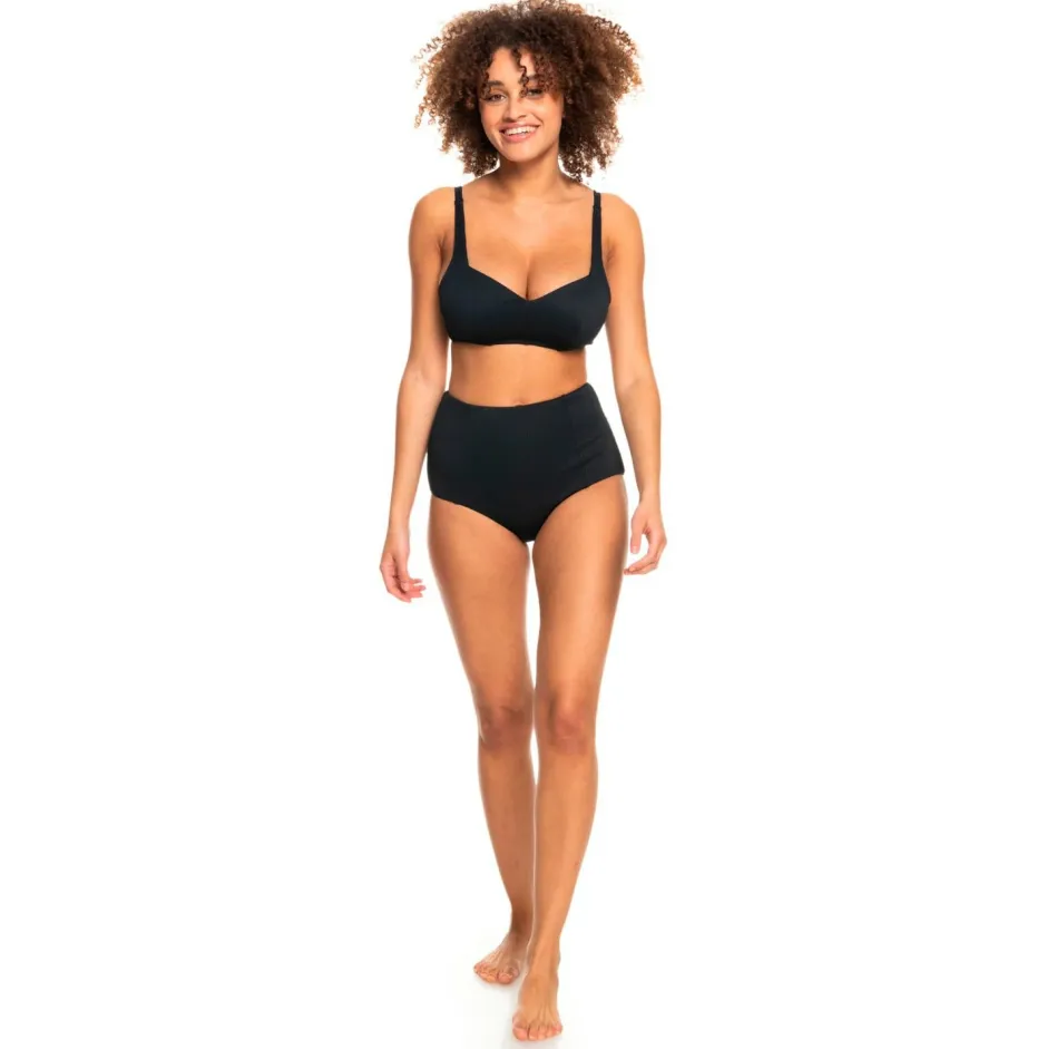 Roxy Bademode-- Women's Rib Love The Sun Ray - Bikini-Top Anthracite