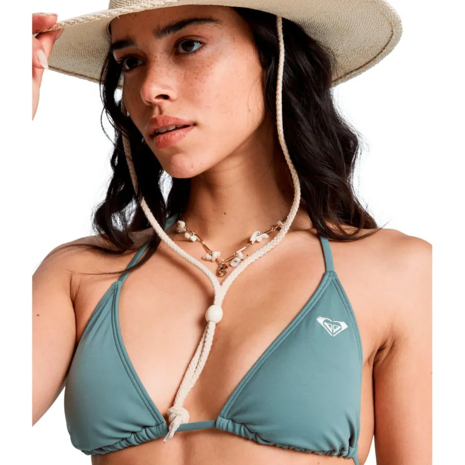 Roxy Bademode-- Women's SD Essentials Tiki Tri - Bikini-Top Agave Green