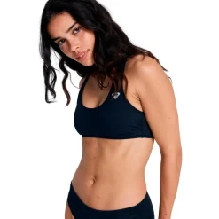 Roxy Bademode-- Women's SD Essentials Athletic Bralette - Bikini-Top Anthracite