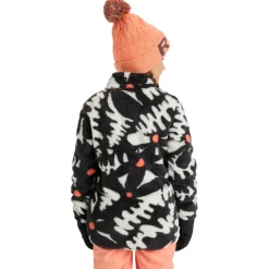 Roxy Pullover & Hoodies|Alltagsbekleidung-- Girl's Alabama - Fleecepullover True Black Big Flower