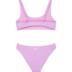 Roxy - Kid's Solid Active RG Bralette Set - Bikini Best