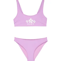 Roxy - Kid's Solid Active RG Bralette Set - Bikini Best