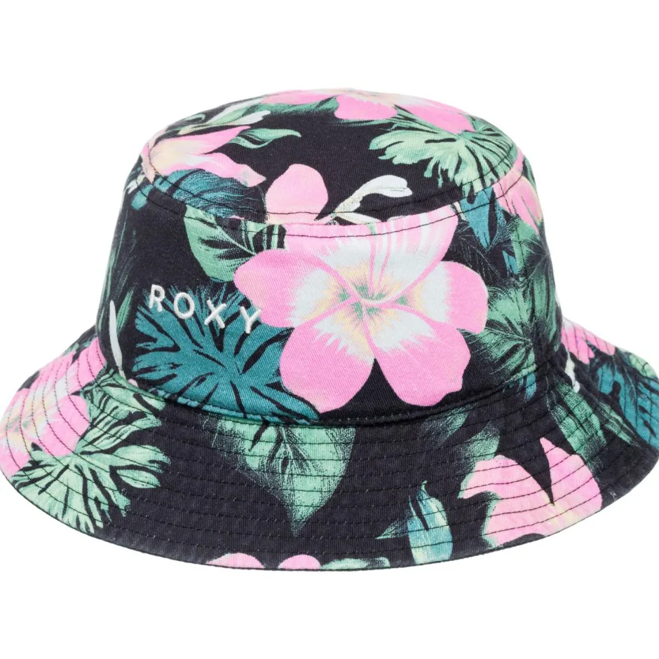 Roxy Kopfbedeckungen|Alltagsbekleidung-- Kid's Tiny Honey Bucket Hat - Hut Anthracite Shadow Floral