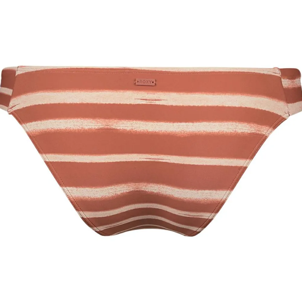 Roxy - Women's Beach Classics Bikini - Bikini-Bottom Cedar Wood Happy Stripe Sale