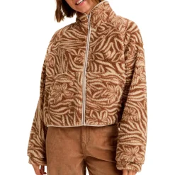 Roxy - Woen' Burry Coud Print - Feecejacke