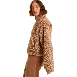 Roxy - Woen' Burry Coud Print - Feecejacke