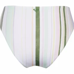 Roxy - Women's Sea & Waves Revo Reversible Bikini Bottoms - Bikini-Bottom Bright White Kamuela Stripe S Sale
