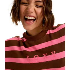 - Woen' tricty tripe Overized - Puover < Roxy Discount
