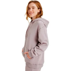 Roxy - Woen' urf toked Zipped Bruhed - Zip-Hoodie