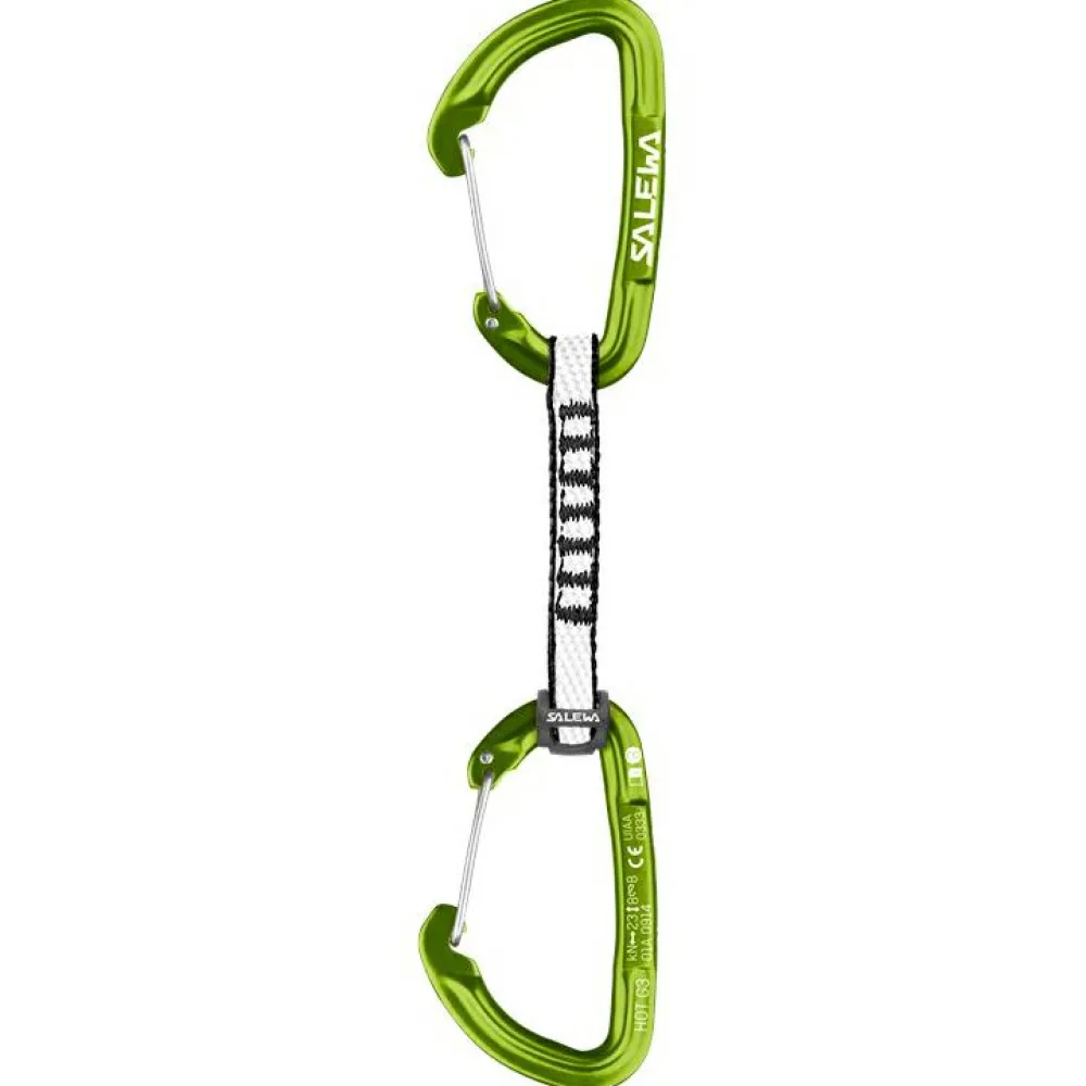 Salewa - Express Set Dyn Hot G3 Wire/Wire - Express-Set Fluo Green Outlet