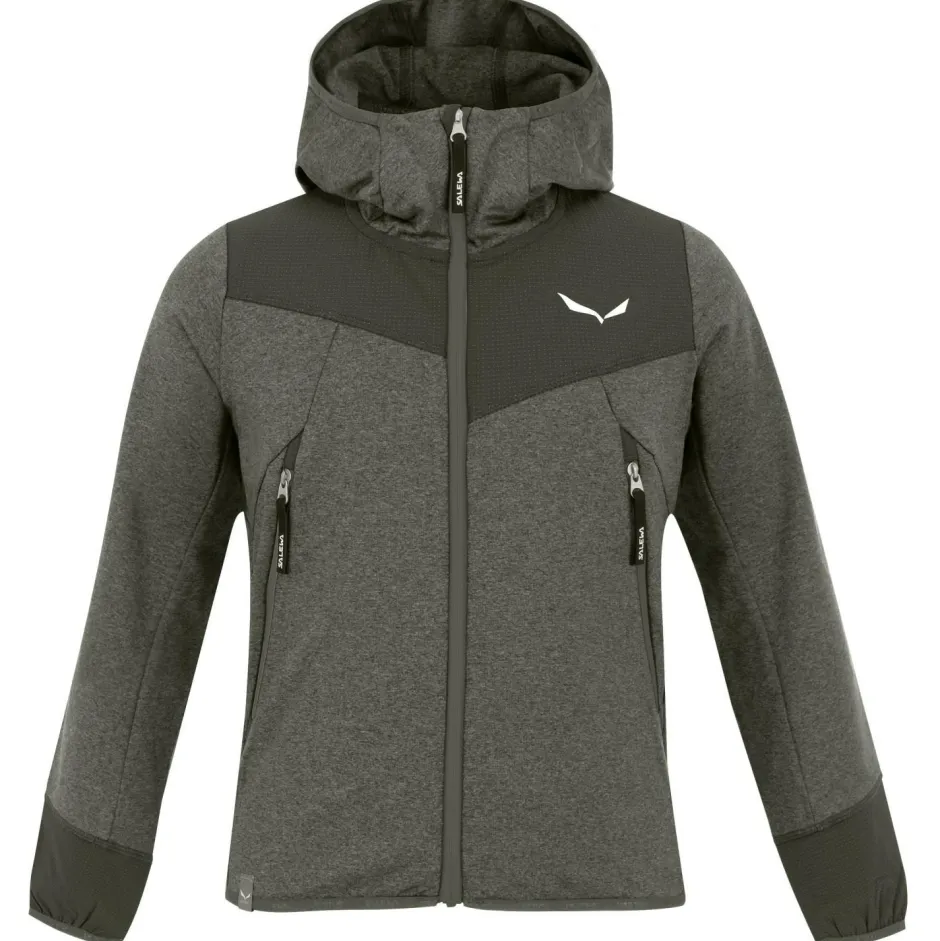 Salewa Trekkingbekleidung|Wanderbekleidung-- Kid's Agner Melange PolarLite Full Zip Hoody - Fleecejacke