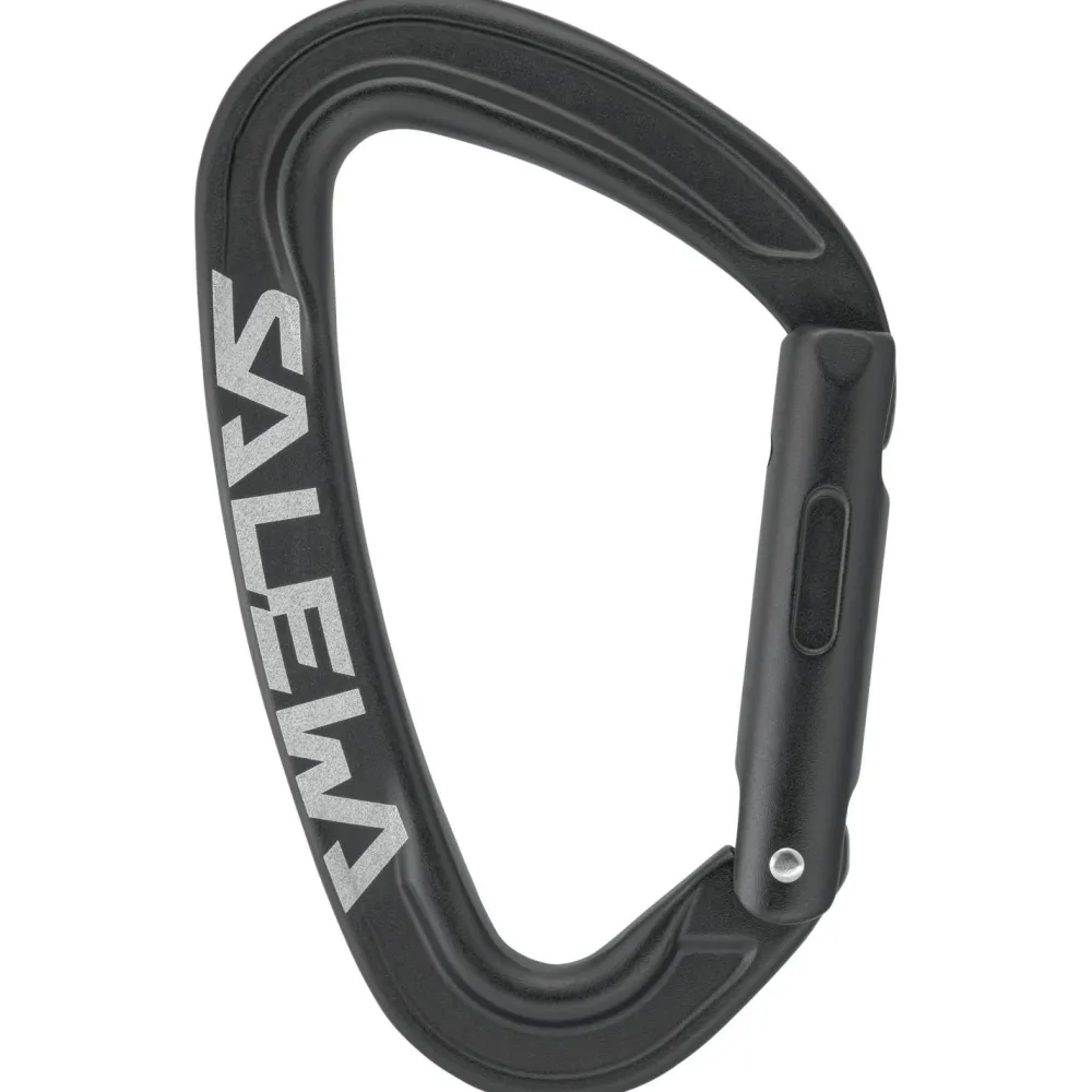 Salewa - Ortles Straight Carabiner - Schnappkarabiner Black Discount
