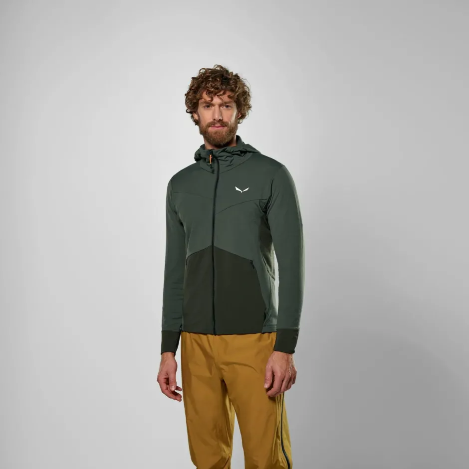 Salewa Trekkingbekleidung|Wanderbekleidung-- Puez Alpine Merino DST Hybrid Jacket - Kunstfaserjacke