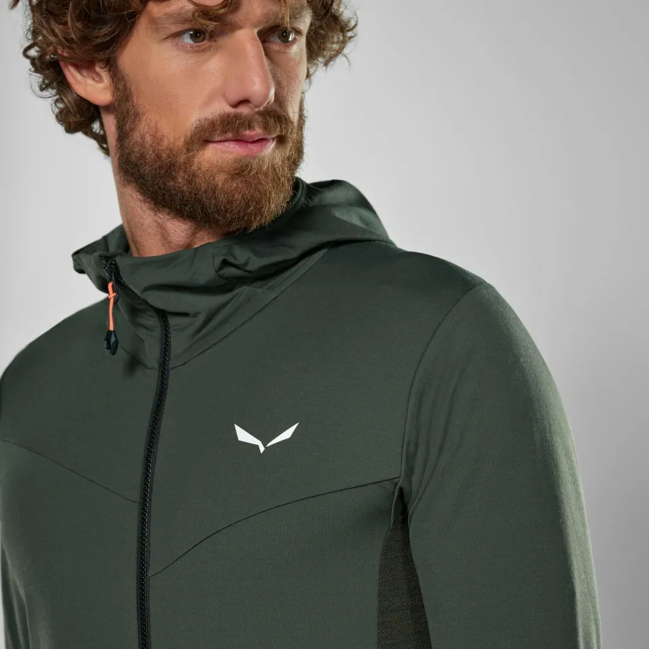 Salewa Trekkingbekleidung|Wanderbekleidung-- Puez Alpine Merino DST Hybrid Jacket - Kunstfaserjacke