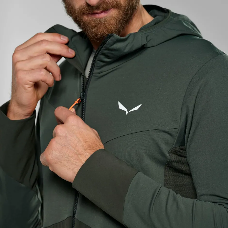Salewa Trekkingbekleidung|Wanderbekleidung-- Puez Alpine Merino DST Hybrid Jacket - Kunstfaserjacke