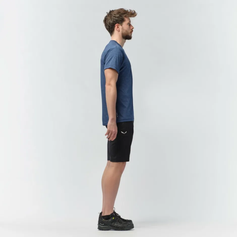 Salewa Alltagsbekleidung|Wanderbekleidung-- Puez Melange Dry S/S Tee - T-Shirt