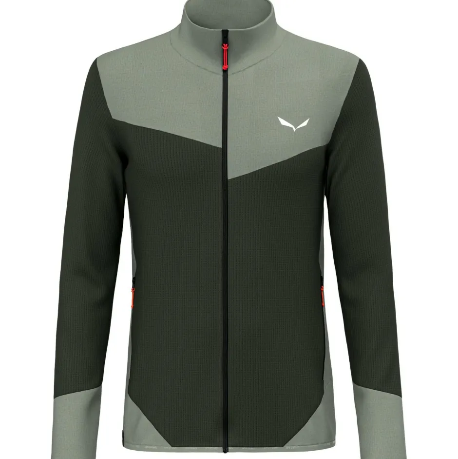 Salewa - Puez Waffle Hybrid PL Jacket - Fleecejacke