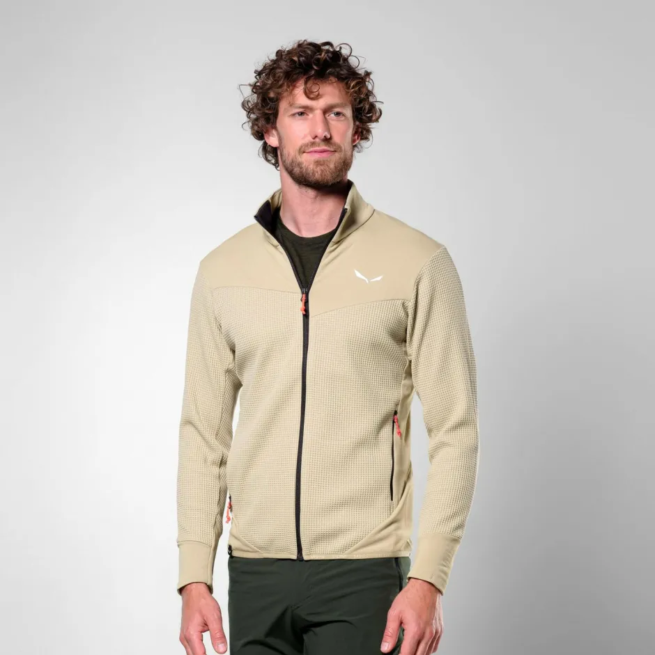 Salewa - Puez Waffle Hybrid PL Jacket - Fleecejacke