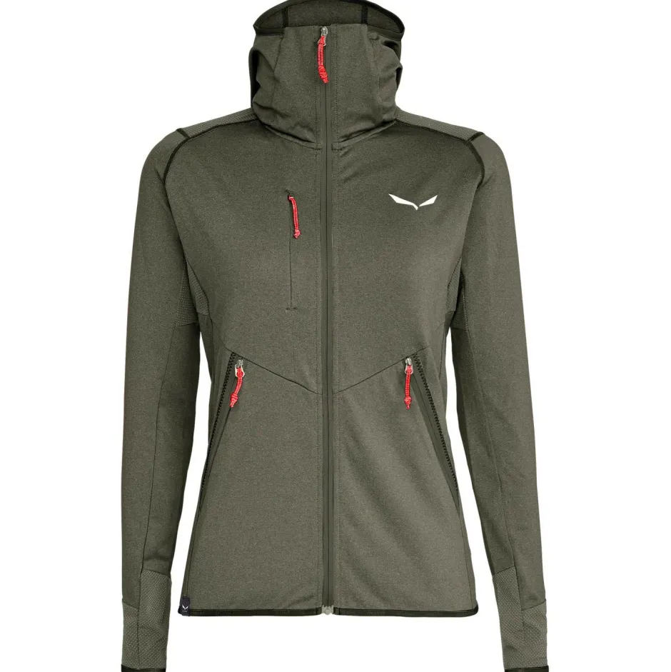 Salewa Trekkingbekleidung|Hochtourenbekleidung-- Women's Agner Hybrid Polarlite Fullzip Hoody - Fleecejacke