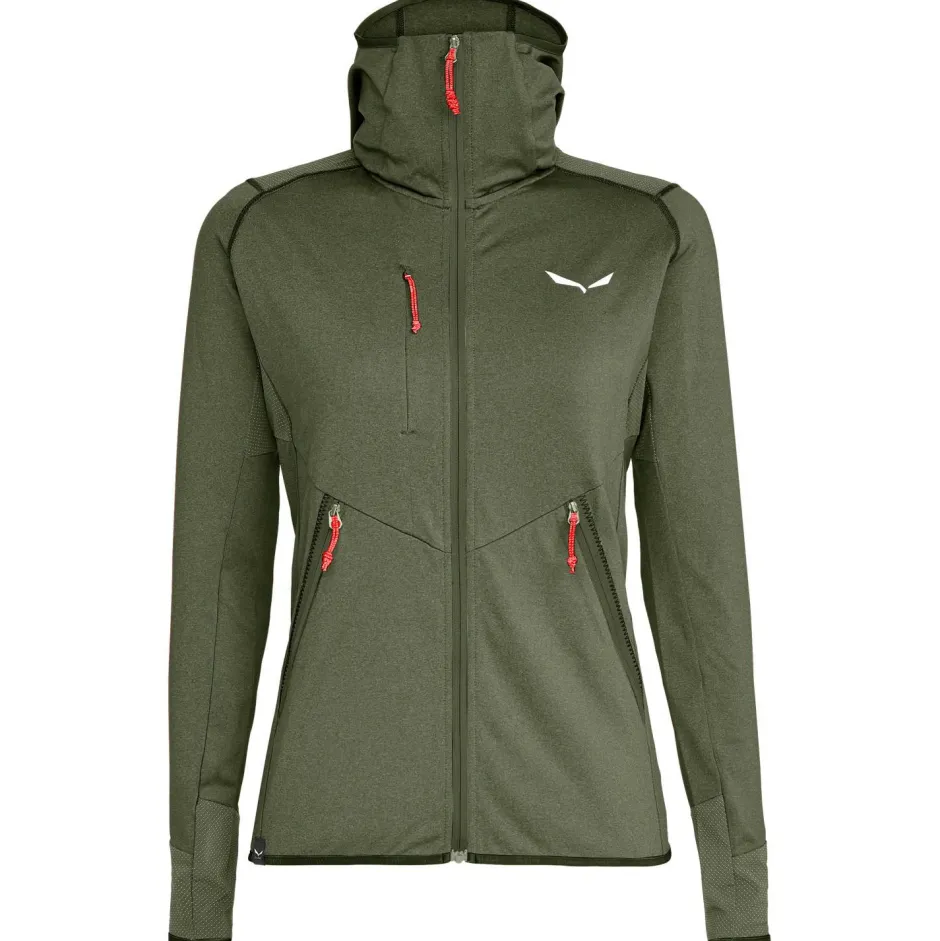 Salewa Trekkingbekleidung|Hochtourenbekleidung-- Women's Agner Hybrid Polarlite Fullzip Hoody - Fleecejacke