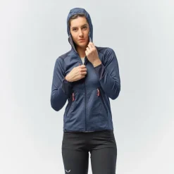 Salewa Trekkingbekleidung|Hochtourenbekleidung-- Women's Agner Hybrid Polarlite Fullzip Hoody - Fleecejacke