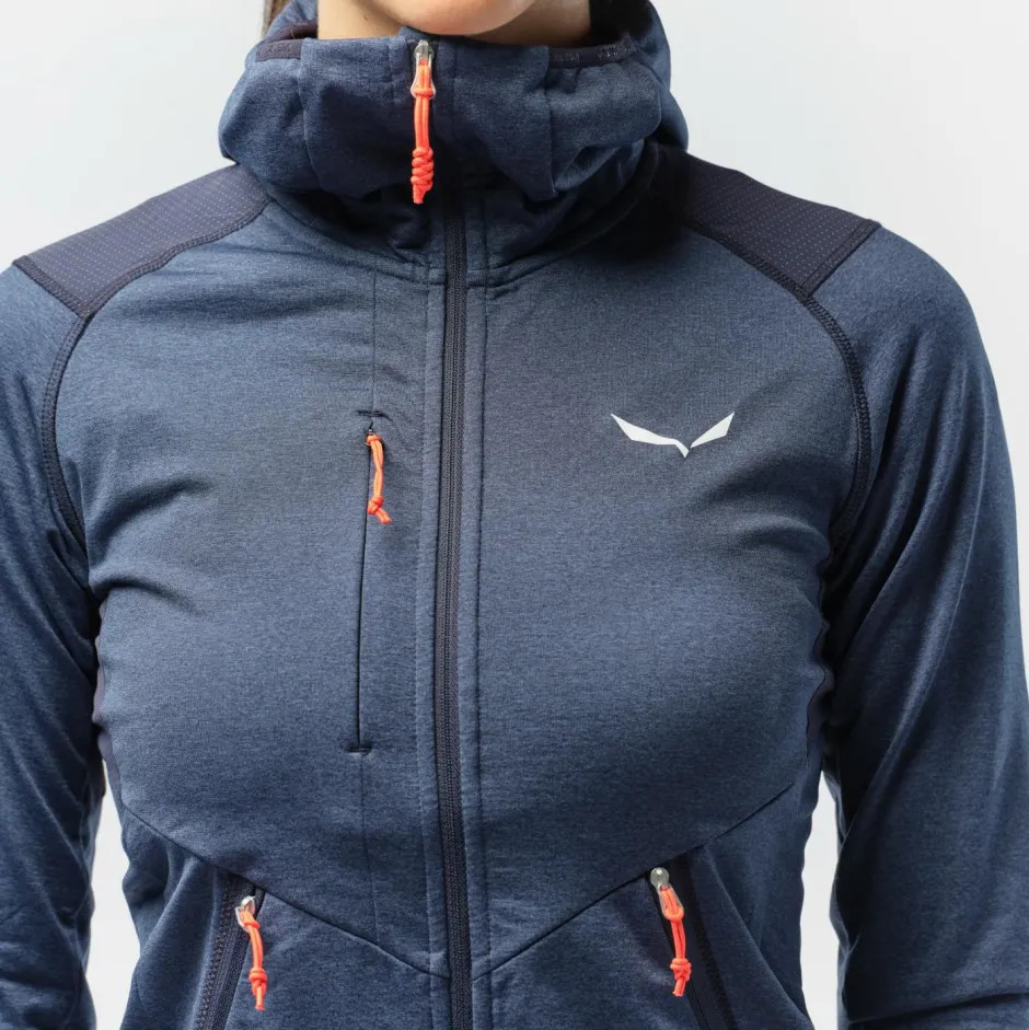 Salewa Trekkingbekleidung|Hochtourenbekleidung-- Women's Agner Hybrid Polarlite Fullzip Hoody - Fleecejacke