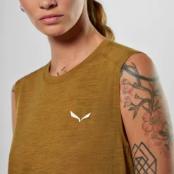 Salewa - Women's Eagle Minilogo Alpine Merino Tank Top - Merinoshirt Discount