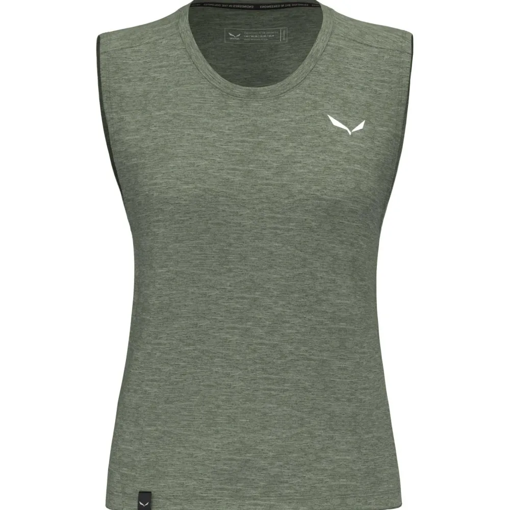Salewa - Women's Eagle Minilogo Alpine Merino Tank Top - Merinoshirt Discount