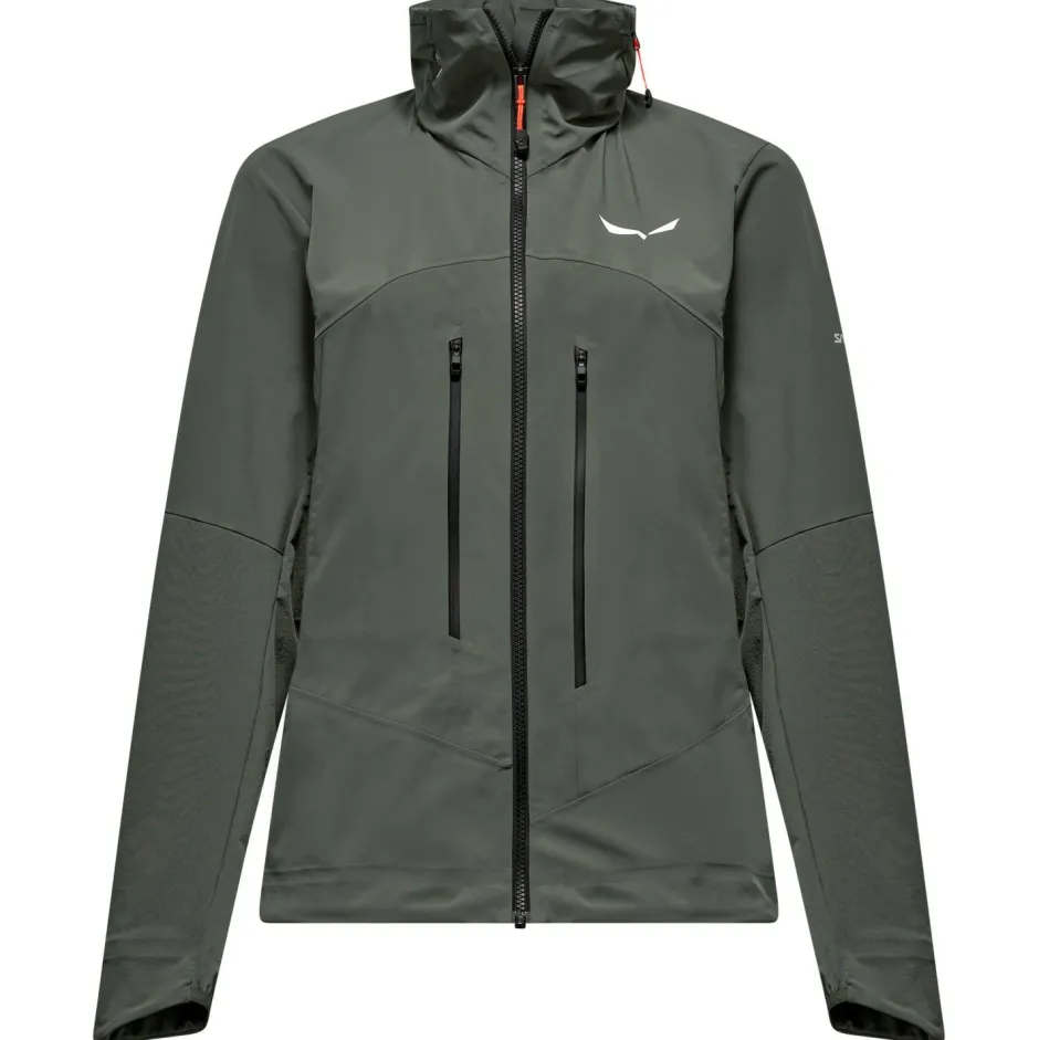 Salewa Trekkingbekleidung|Jacken-- Women's Ortles DST/SW Jacket - Softshelljacke Faded Green