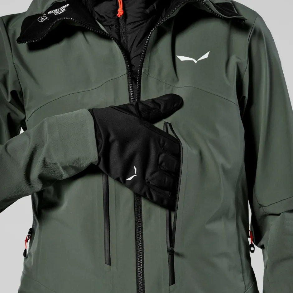 Salewa Trekkingbekleidung|Jacken-- Women's Ortles DST/SW Jacket - Softshelljacke Faded Green