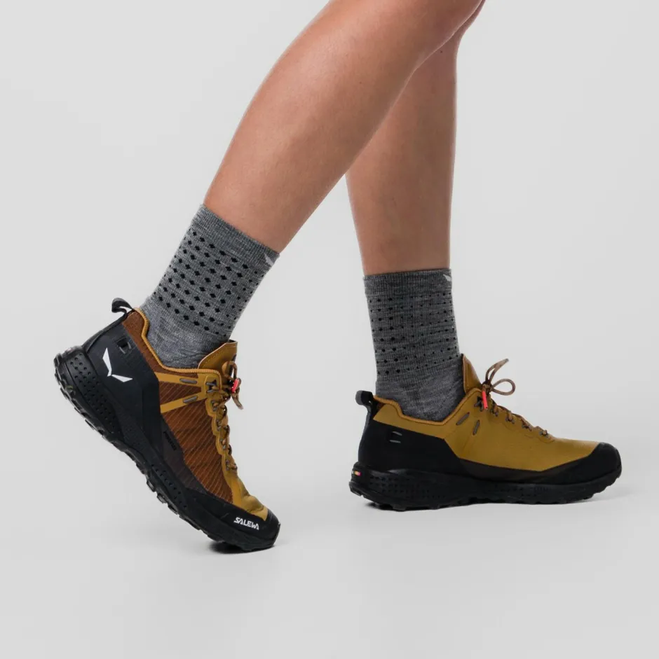 Salewa Wandersocken|Socken-- Women's Pedroc Merino QRT Sock - Wandersocken Light Grey Melange