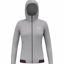 Salewa Laufbekleidung|Wanderbekleidung-- Women's Pedroc PolarLite Hooded Jacket - Fleecejacke Alloy