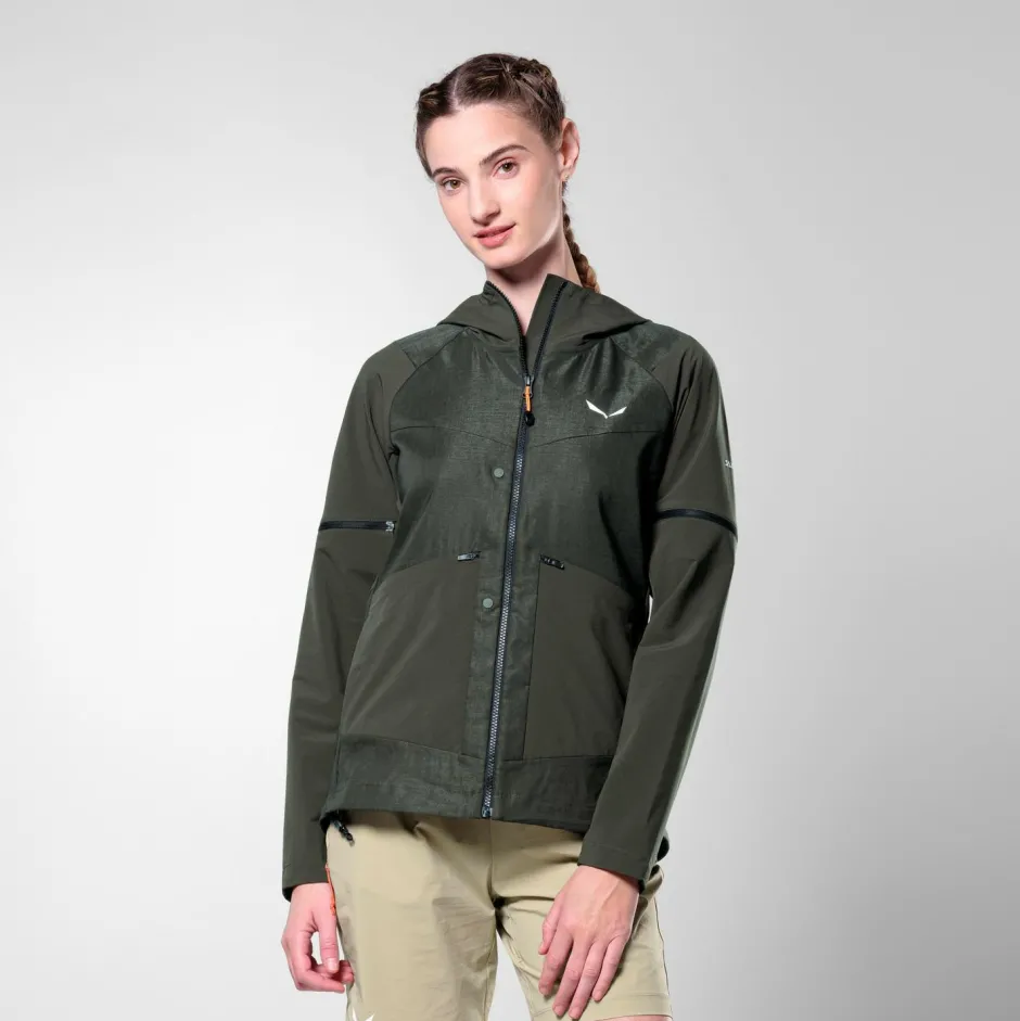 Salewa Trekkingbekleidung|Freizeitjacken-- Women's Puez Hemp/DST 2/1 Hybrid Jacket - Freizeitjacke