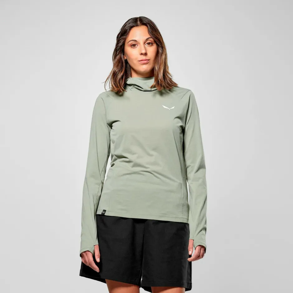 Salewa Trekkingbekleidung|Laufbekleidung-- Women's Puez Sun Hoodie - Fleecepullover