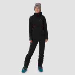 Salewa - Women's Sella DST Pants - Skitourenhose Black Out Hot