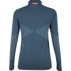Salewa - Women's Zebru Medium Warm AMR Half Zip Tee - Merinounterwäsche