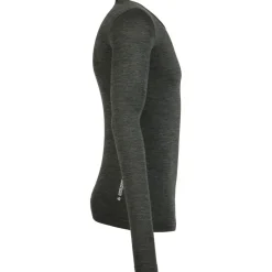 Salewa Kletterbekleidung|Merinounterwäsche-- Zebru Fresh AMR L/S Tee - Merinounterwäsche Black Out