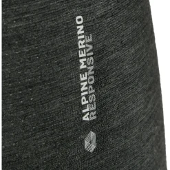 Salewa Kletterbekleidung|Merinounterwäsche-- Zebru Fresh AMR L/S Tee - Merinounterwäsche Black Out