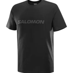 Salomon Alltagsbekleidung|T-Shirts-- Big Logo T-Shirt - T-Shirt Deep Black