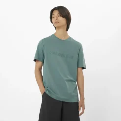 Salomon Alltagsbekleidung|T-Shirts-- Big Logo T-Shirt - T-Shirt Deep Black