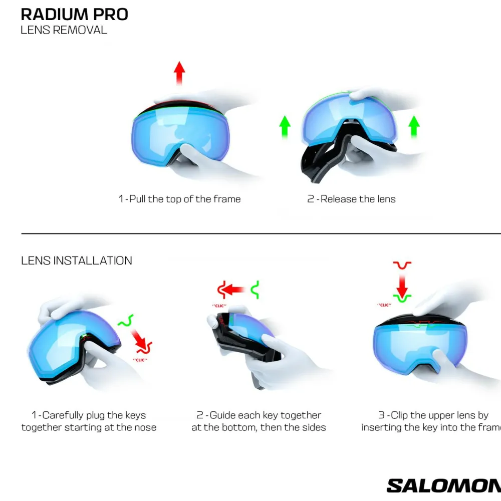 - Radium Pro Sigma Cat 3 VLT 13% + Cat 1 VLT 52% - Skibrille < Salomon