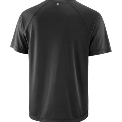 Salomon - SHKout Core S/S Tee GFX - Laufshirt Deep Black Discount