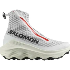 Salomon - S/Lab Ultra Dust - Trailrunningschuhe White / Fiery Red / Vanilla Ice Hot