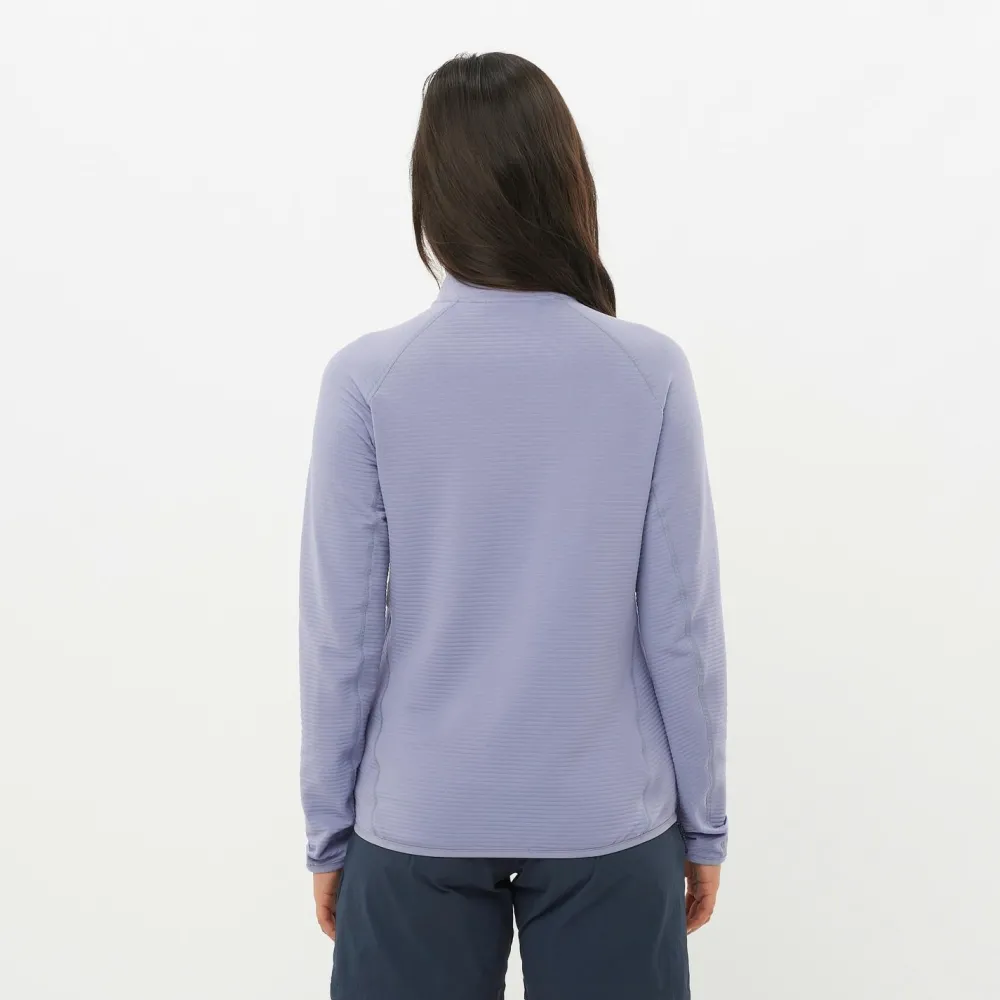 Salomon - Women's Essential Lightwarm Half Zip - Fleecepullover Outlet