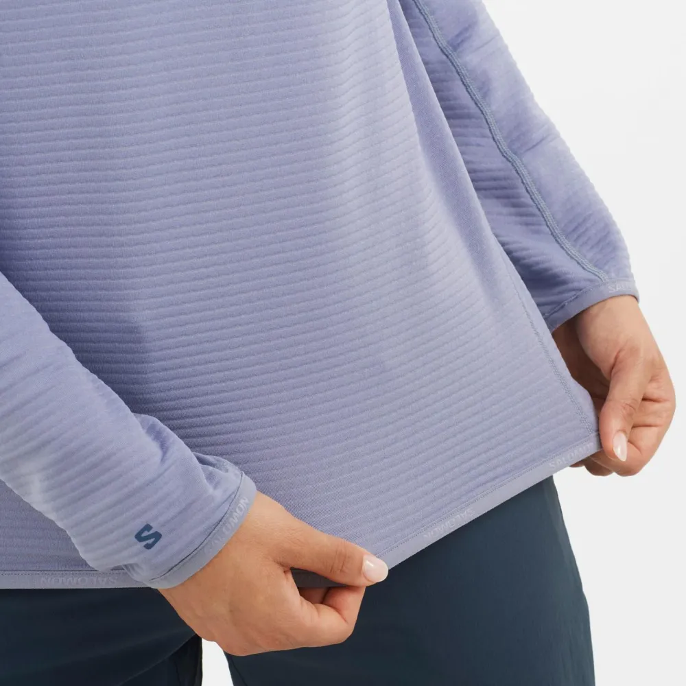 Salomon - Women's Essential Lightwarm Half Zip - Fleecepullover Outlet