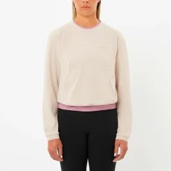 Salomon Trekkingbekleidung|Wanderbekleidung-- Women's Motomesh Crewneck - Longsleeve Silver Cloud
