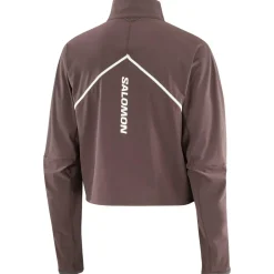 Salomon Laufbekleidung|Shirts, Hemden & Longsleeves-- Women's Sense Aero Hybrid Cropped - Laufshirt